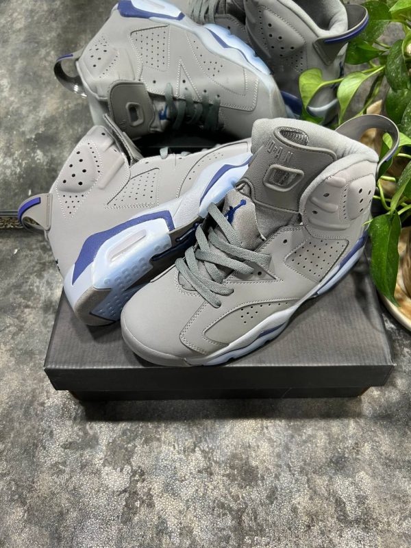 نایک ایر جردن ۶ طوسی جیر Nike air jordan 6 Georgetwon - Image 4