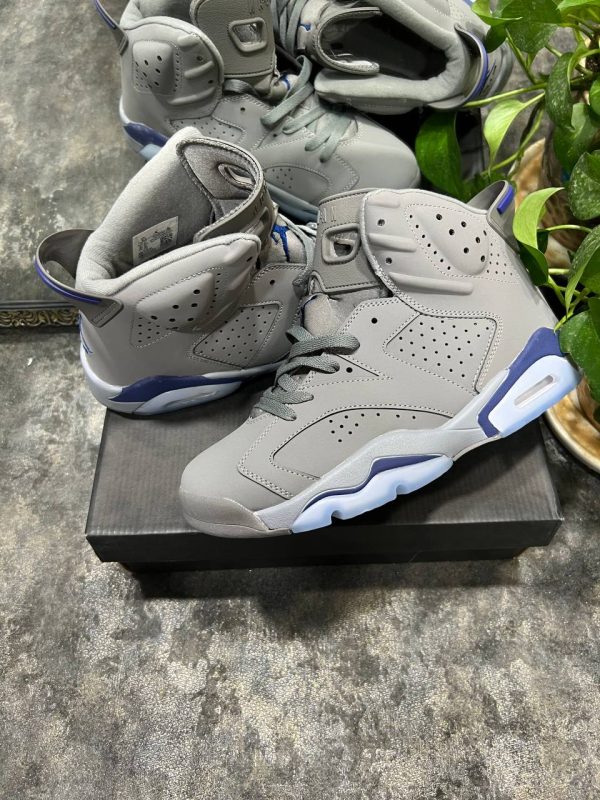 نایک ایر جردن ۶ طوسی جیر Nike air jordan 6 Georgetwon - Image 6