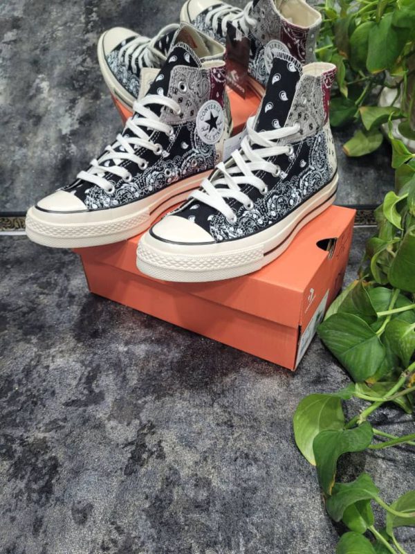 کانورس ساقدار چاک ۷۰ آف اسپرینگ تیره Converse Chuck 70 offspring paisley - Image 3