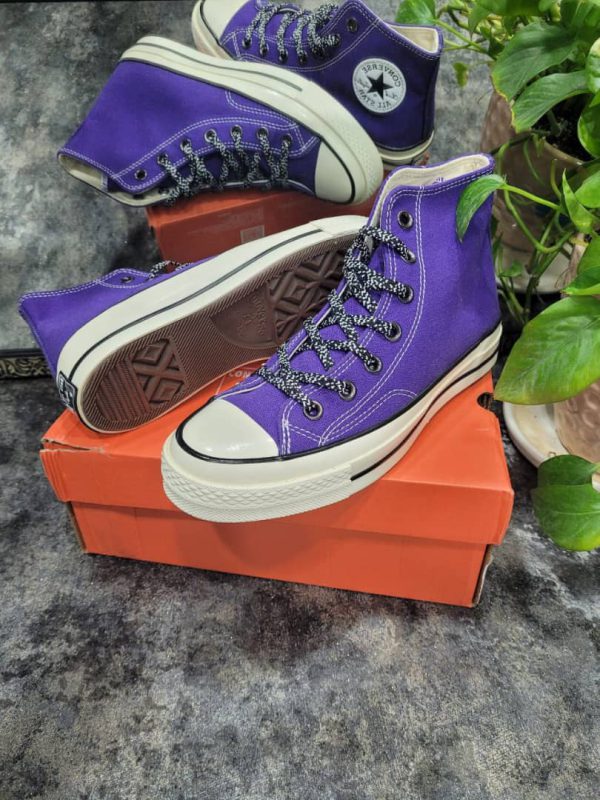 کانورس آل استار ۱۹۷۰ ساقدار بنفش Converse all star 1970 electric purple - Image 3