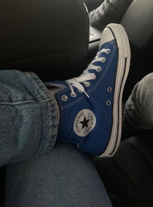 کانورس آل استار ساقدار ۱۹۷۰ لی آبی Converse all star 1970 rush blue