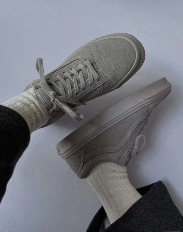 Vans old skool Gris ونس اولد اسکول گریس طوسی جیر