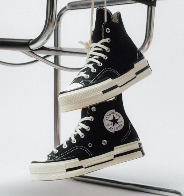 کانورس ساقدار چاک ۷۰ پلاس مشکی Converse Chuck 70 plus black