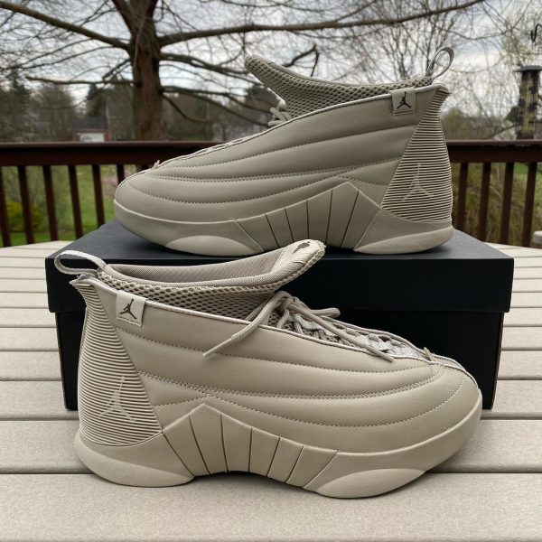 نایک ایر جردن ۱۵ بیلی آیلیش کرمی  Nike air jordan 15 Billie Elish - Image 2