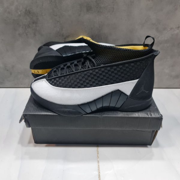 نایک ایر جردن ۱۵ بیلی آیلیش مشکی سفید Nike air jordan 15 Billie Elish black white - Image 2