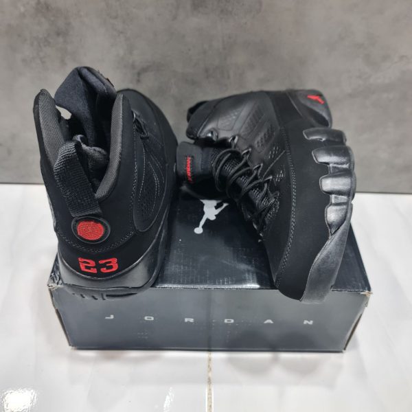 نایک ایر جردن ۹ تمام مشکی Nike air jordan 9 full black - Image 3