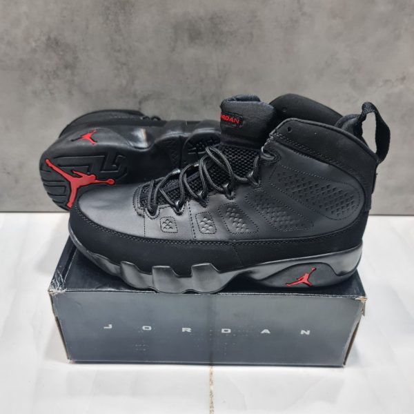 نایک ایر جردن ۹ تمام مشکی Nike air jordan 9 full black - Image 2