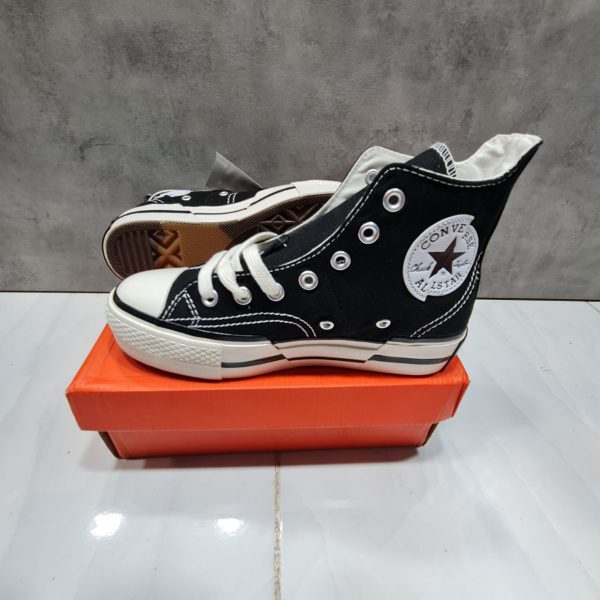 کانورس ساقدار چاک ۷۰ پلاس مشکی Converse Chuck 70 plus black - Image 2