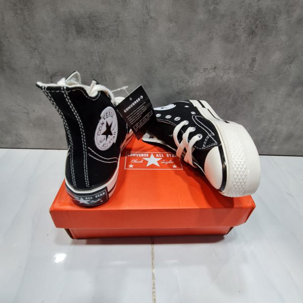 کانورس ساقدار چاک ۷۰ پلاس مشکی Converse Chuck 70 plus black - Image 3