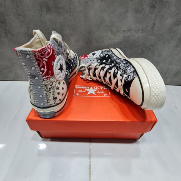 کانورس ساقدار چاک ۷۰ آف اسپرینگ تیره Converse Chuck 70 offspring paisley - Image 6