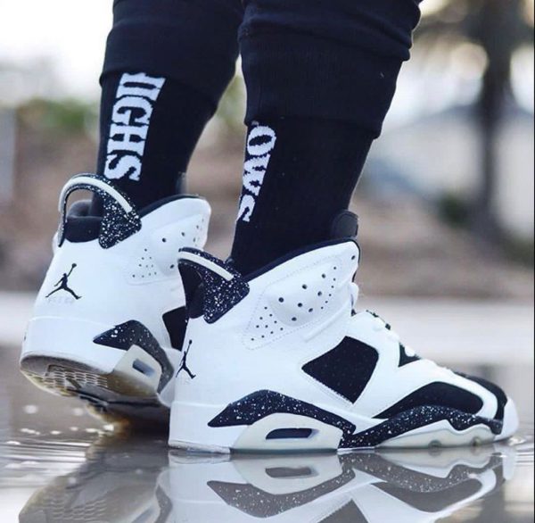 نایک ایر جردن ۶ سفید اورئو Nike air jordan 6 oreo