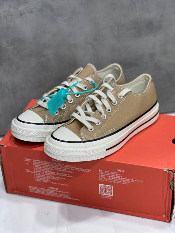 کانورس آل استار ۱۹۷۰ بدون ساق خاکی Converse all star 1970 low khaki - Image 2