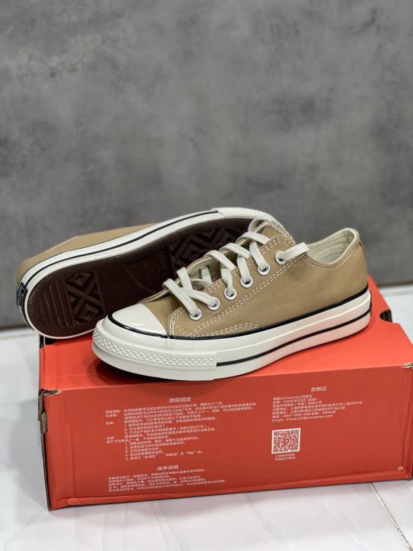 کانورس آل استار ۱۹۷۰ بدون ساق خاکی Converse all star 1970 low khaki - Image 3