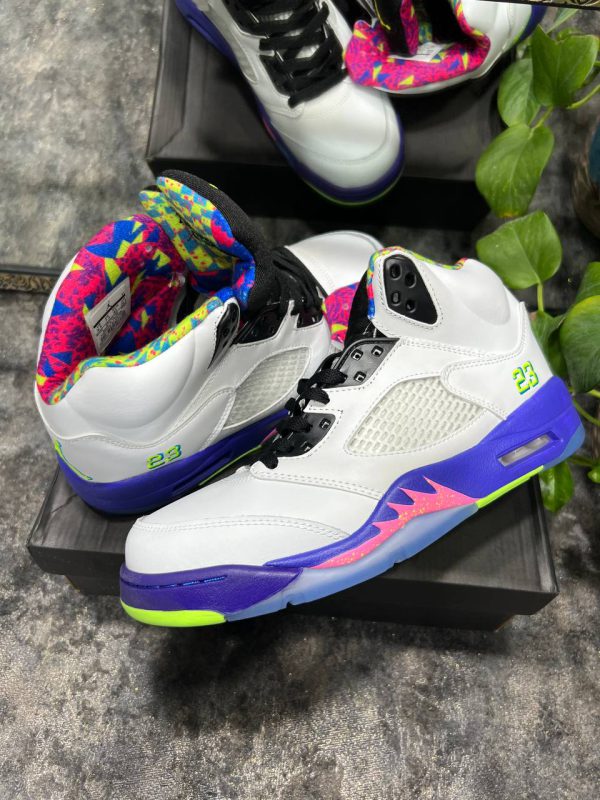 نایک ایر جردن ۵ سفید آلترنیت Nike air jordan 5 Alternate Bel Air - Image 5