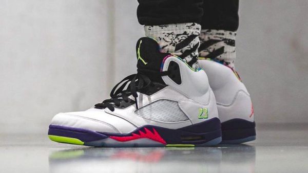 نایک ایر جردن ۵ سفید آلترنیت Nike air jordan 5 Alternate Bel Air