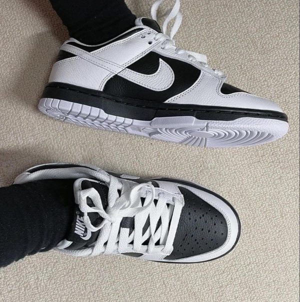 نایک اس بی دانک بدون ساق ریورز سفید مشکی Nike sb dunk low Reverse Panda