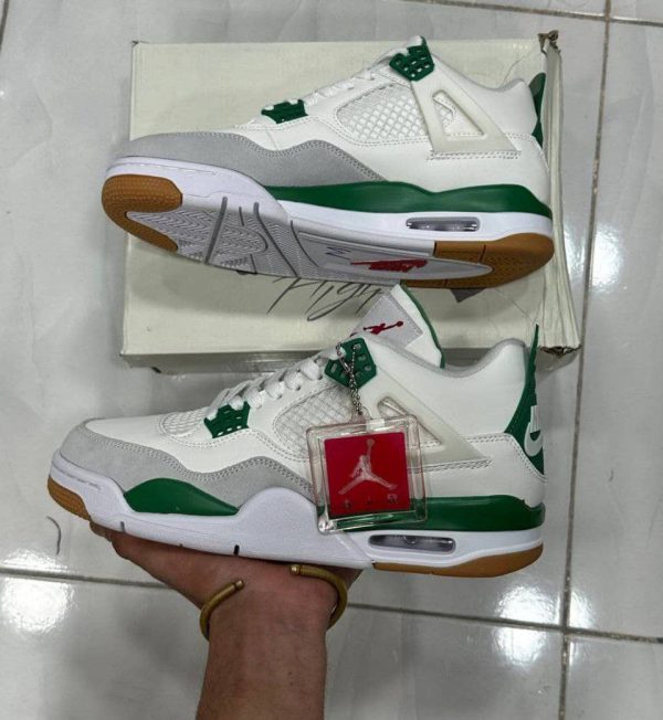 نایک ایر جردن ۴ پاین سبز Nike air jordan 4 SB pine green - Image 4