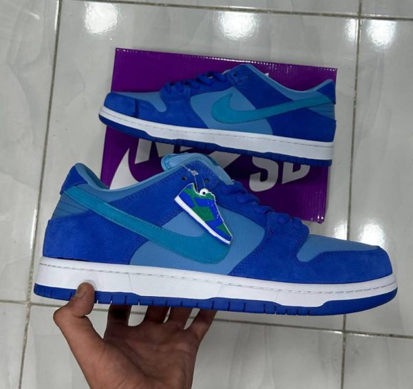 نایک اس بی دانک بدون ساق تمشک آبی Nike sb dunk low blue Raspberry - Image 3