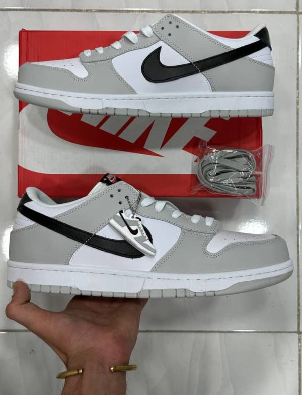 نایک اس بی دانک بدون ساق لوتری طوسی Nike sb dunk low Lottery Grey Fog - Image 2