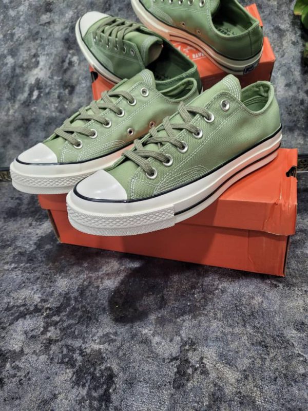 کانورس آل ستار ۱۹۷۰ بدون ساق سبز ارتشی converse all star 1970 low green - Image 3