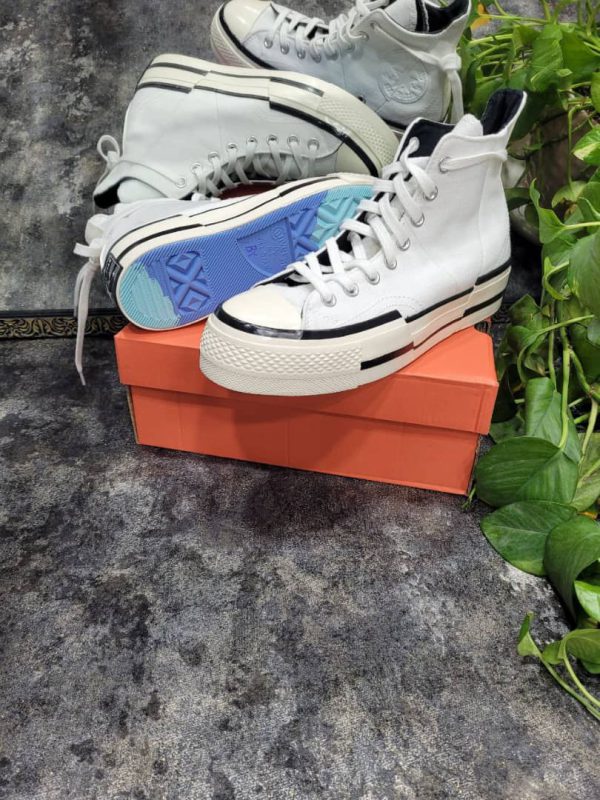 کانورس ساقدار چاک ۷۰ پلاس تمام سفید Converse all star chuck 70 white - Image 3