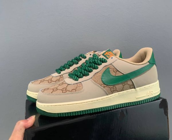 نایک ایر فورس بدون ساق گوچی Nike air force Gucci