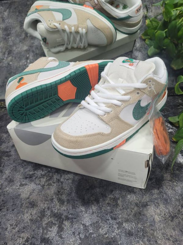 نایک اس بی دانک بدون ساق جریتوس‌ کرمی سبز Nike sb dunk low Jarritos - Image 4