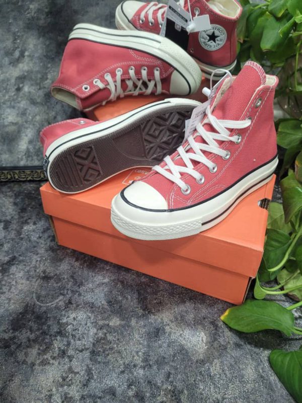 کانورس ۱۹۷۰ ساقدار هلویی Converse all star 1970 peach - Image 3