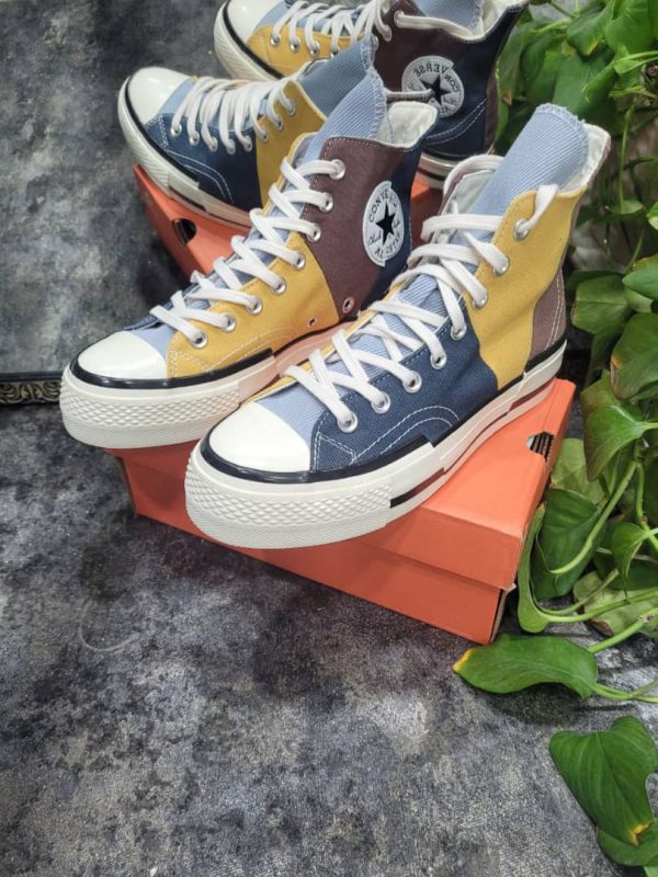 کانورس ساقدار چاک ۷۰ پلاس رنگی Converse all star chuck 70 material mashup - Image 2