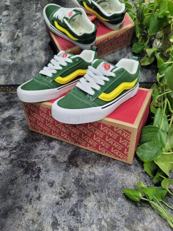 ونس اولد اسکول کی ان یو سبز زرد Vans knu skool full green true white - Image 5