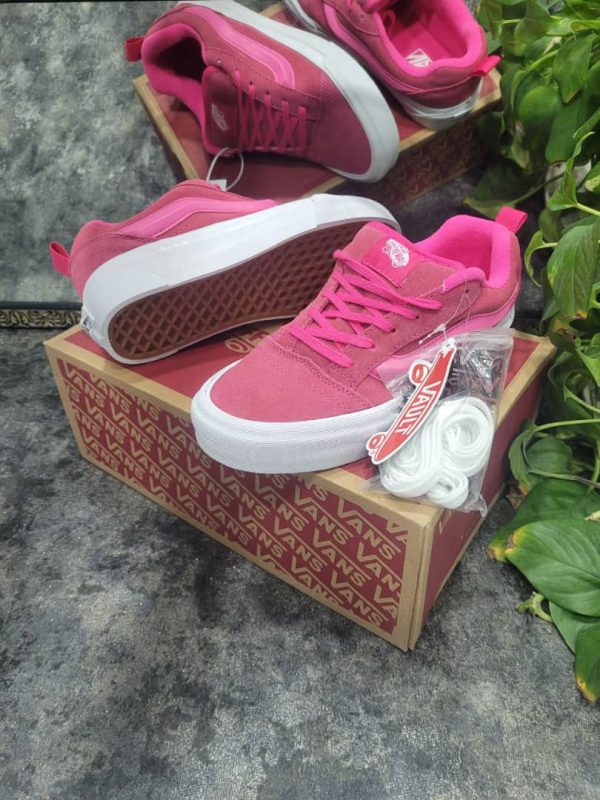 ونس اولد اسکول بدون ساق کی ان یو صورتی Vans knu skool pink - Image 4