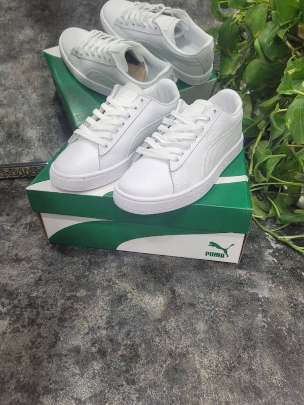 پوما کلاسیک بسکت تمام سفید Puma Basket classic full white - Image 2