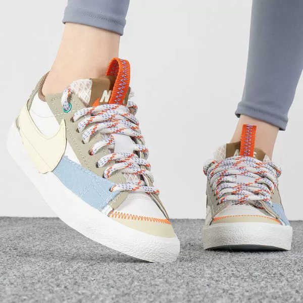 نایک بلیزر بدون ساق جامبو کرمی Nike blazer low Jumbo sail cream