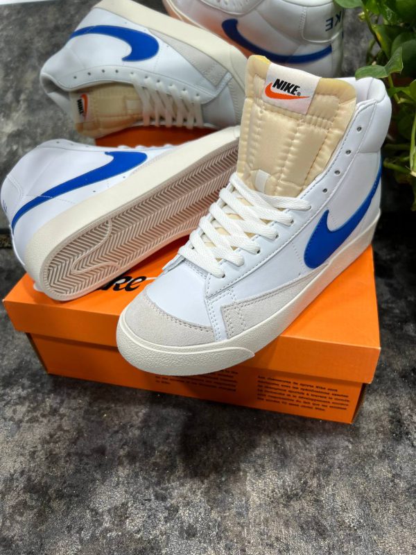 نایک بلیزر ساقدار ۷۷ آبی کاربنی Nike blazer 77 mid vintage racer blue - Image 3