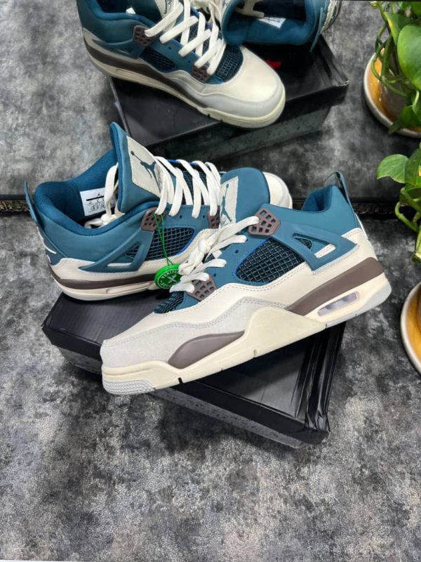 نایک ایر جردن ۴ پوکمون آبی کرمی Nike air jordan 4 snorlax pokemon - Image 2