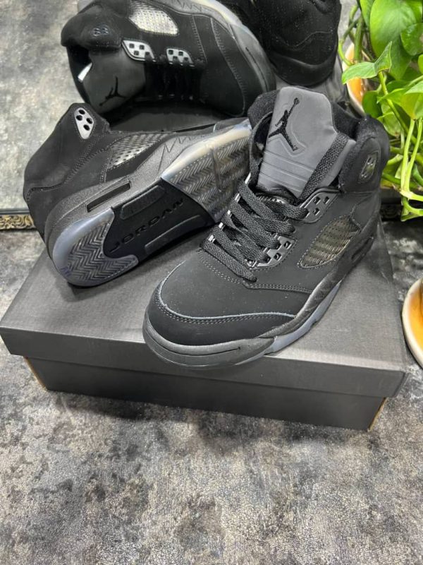 نایک ایرجردن ۵ تمام مشکی Nike air jordan 5 all black - Image 3