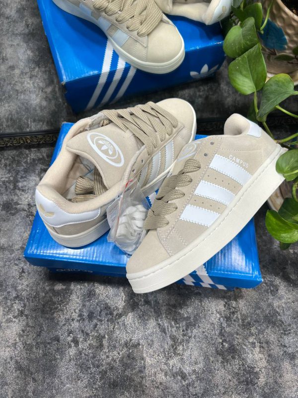 آدیداس کامپوس سفید کرمی Adidas campus beige - Image 2