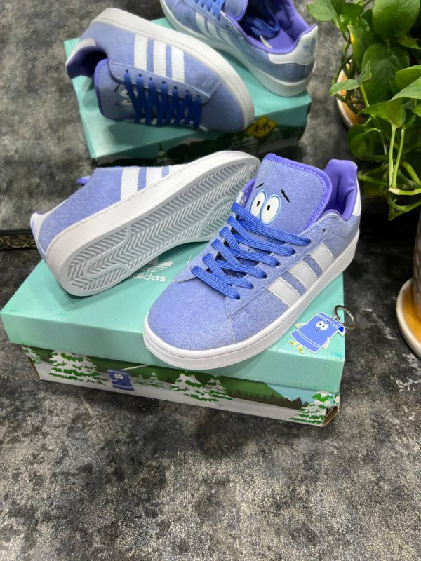 آدیداس کامپوس مخملی بنفش Adidas campus 80s south park towelie - Image 3