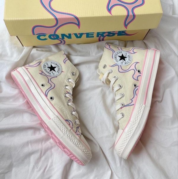 کانورس ساقدار چاک ۷۰ گلف Converse all star chuck 70 Golf yellow flame