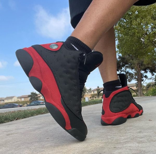 نایک ایر جردن ۱۳ قرمز مشکی Nike air jordan 13 Black and Red