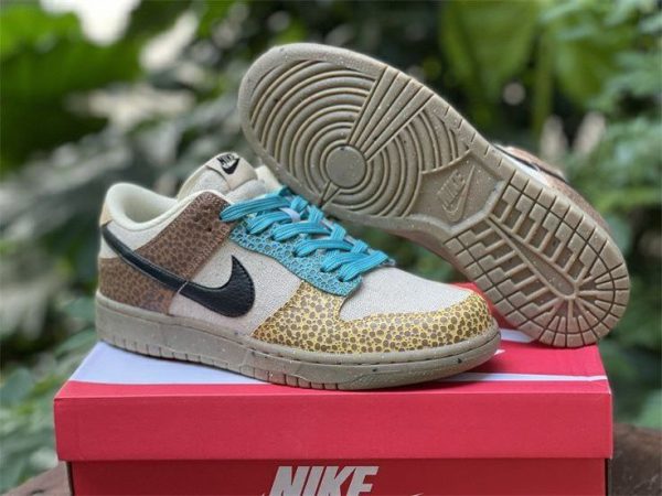 نایک اس بی دانک بدون ساق سافاری Nike sb dunk low safari