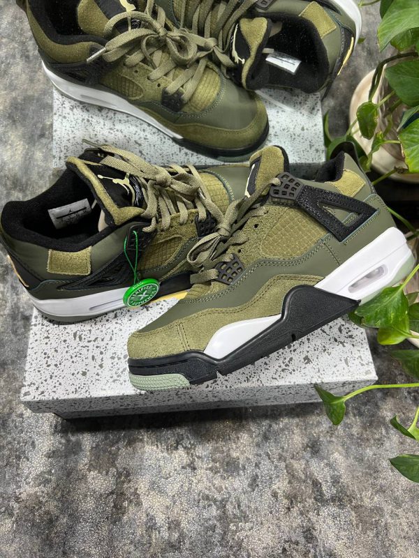 نایک ایر جردن ۴ کرافت سبز زیتونی Nike air jordan 4 craft olive - Image 2