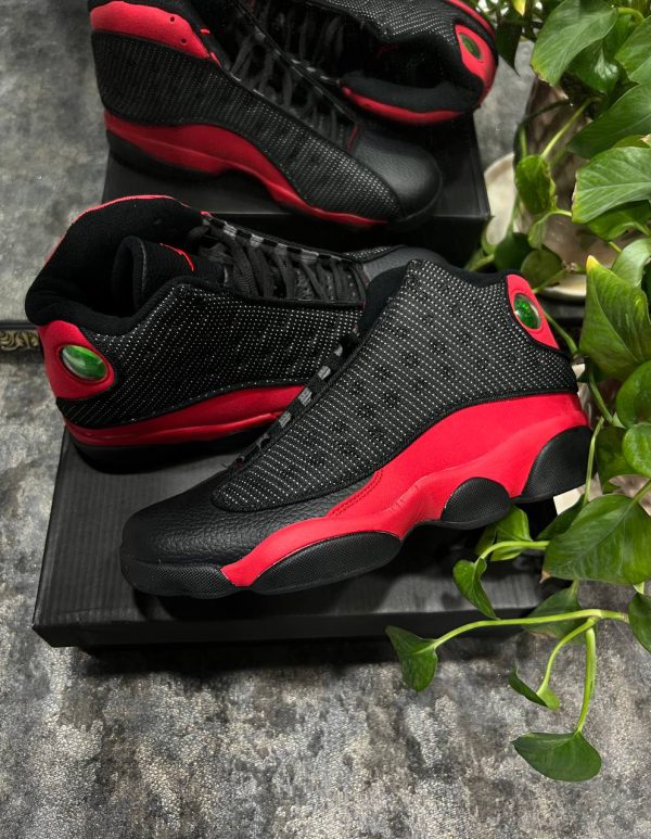 نایک ایر جردن ۱۳ قرمز مشکی Nike air jordan 13 Black and Red - Image 2