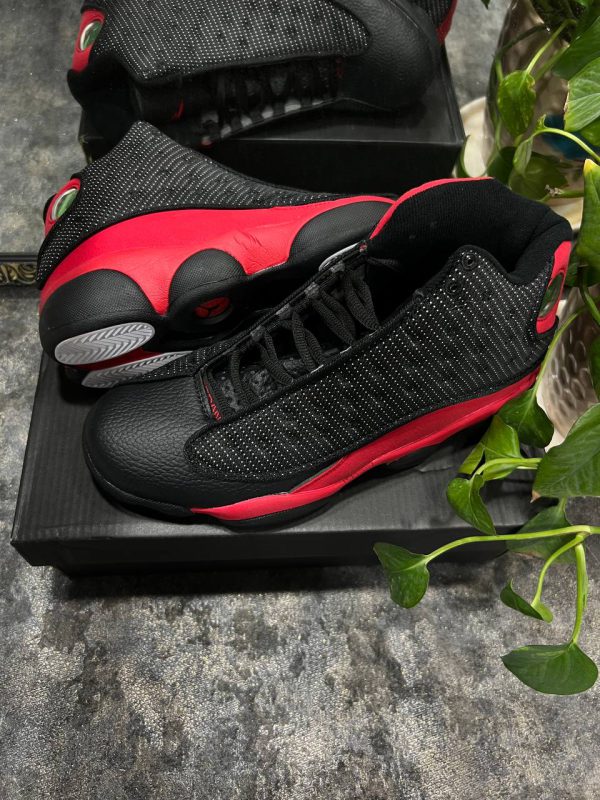 نایک ایر جردن ۱۳ قرمز مشکی Nike air jordan 13 Black and Red - Image 3