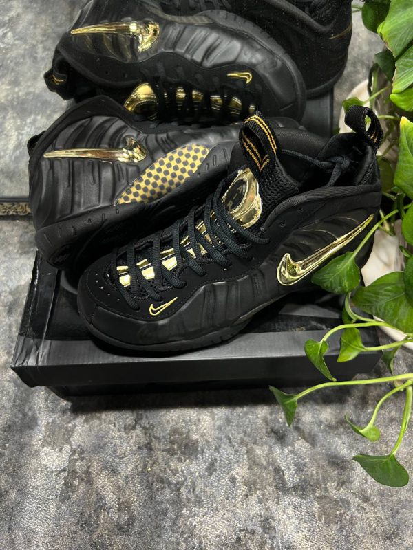 نایک ایر فامپوزیت طلایی مشکی Nike air Famposite Black Gold - Image 3