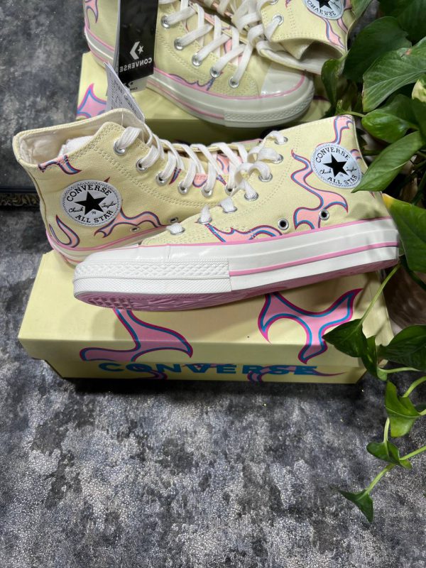 کانورس ساقدار چاک ۷۰ گلف Converse all star chuck 70 Golf yellow flame - Image 4