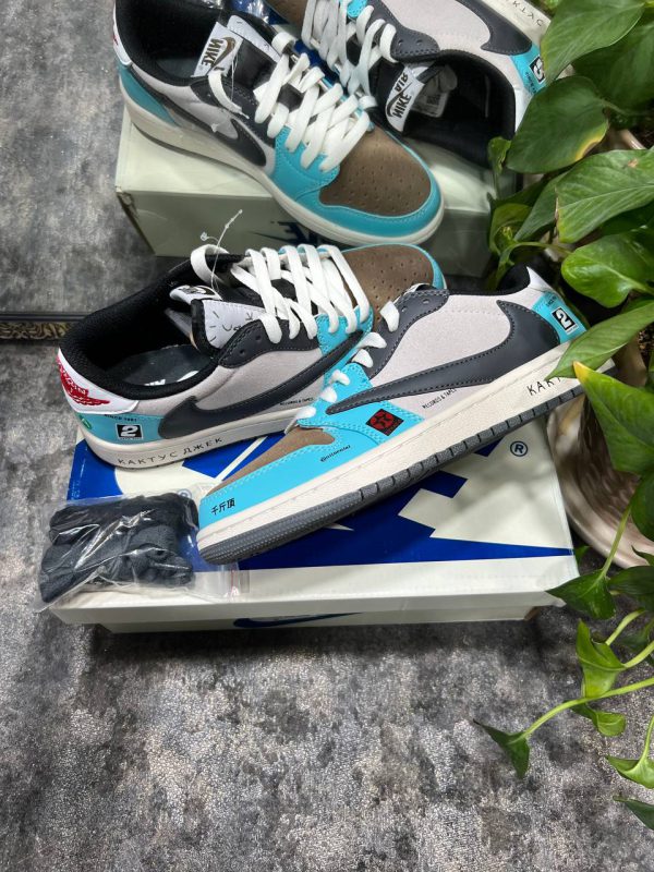 نایک ایر جردن ۱ بدون ساق تراویس اسکات جک بویز Nike air jordan 1 low Travis Scott jackboys - Image 2