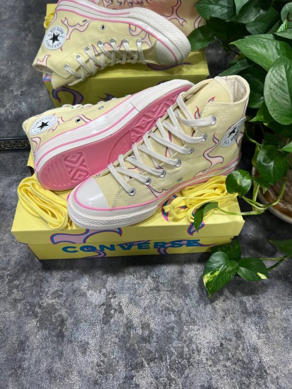 کانورس ساقدار چاک ۷۰ گلف Converse all star chuck 70 Golf yellow flame - Image 3