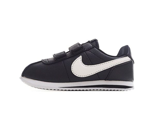 کتونی بچه گانه نایک کورتز تمام مشکی Nike CORTEZ