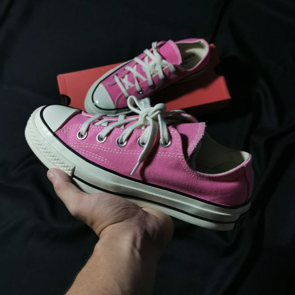 کانورس بدون ساق ۱۹۷۰ صورتی Converse all star 1970 low pink